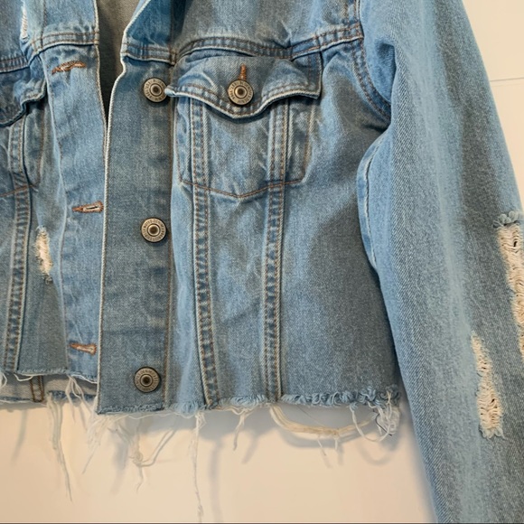 Bluenotes | Distressed Crop Jean Jacket - Picture 5 of 13